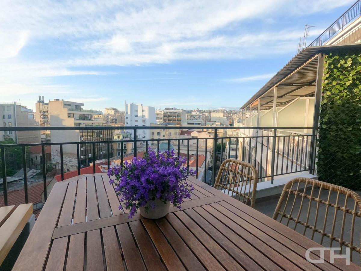 Luxury 80M2 Apartment With Balcony Downtown Tessalónica Exterior foto